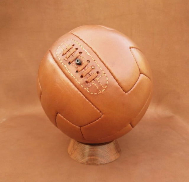 Retro læder fodbold