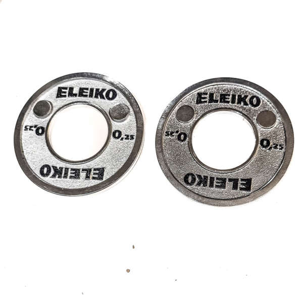Kalibrede Eleiko vægtskiver