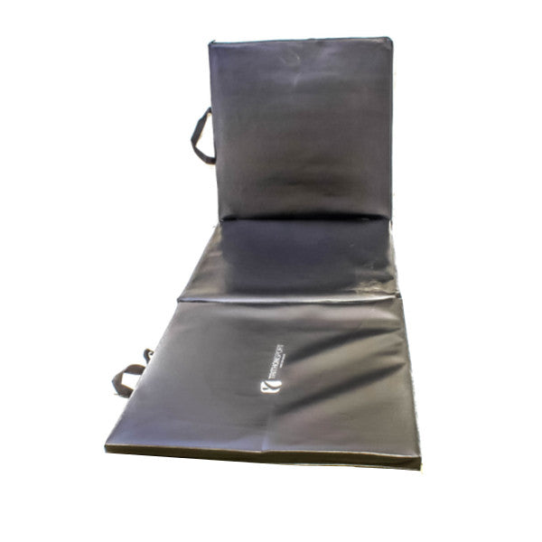 Foldbar træningsmåtte - 180 x 60 - 4 cm