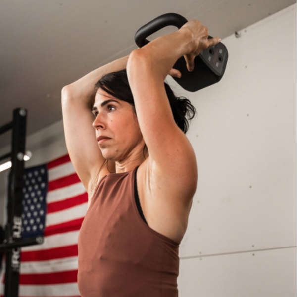 Klassisk træning med justerbar kettlebell