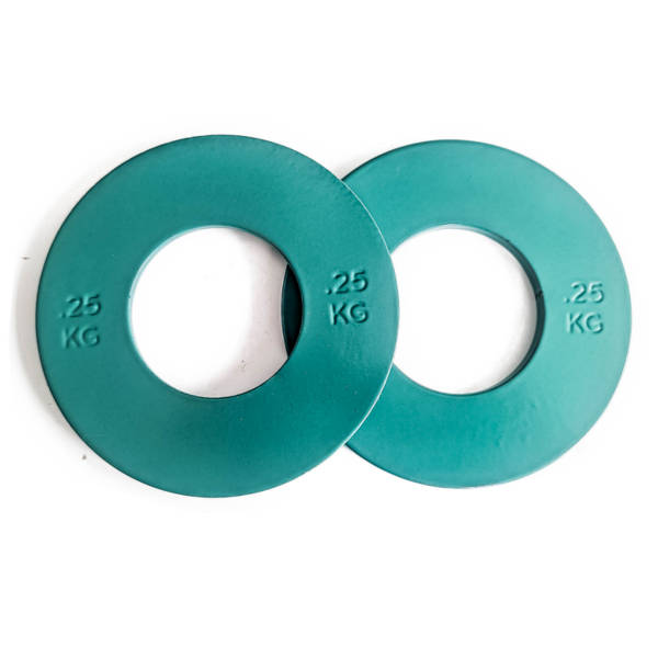 Fraktions vægtskiver med blot 0,25 kg pr stk