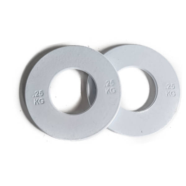 0,25 kg Mikro skiver til 50 mm vægtskiver
