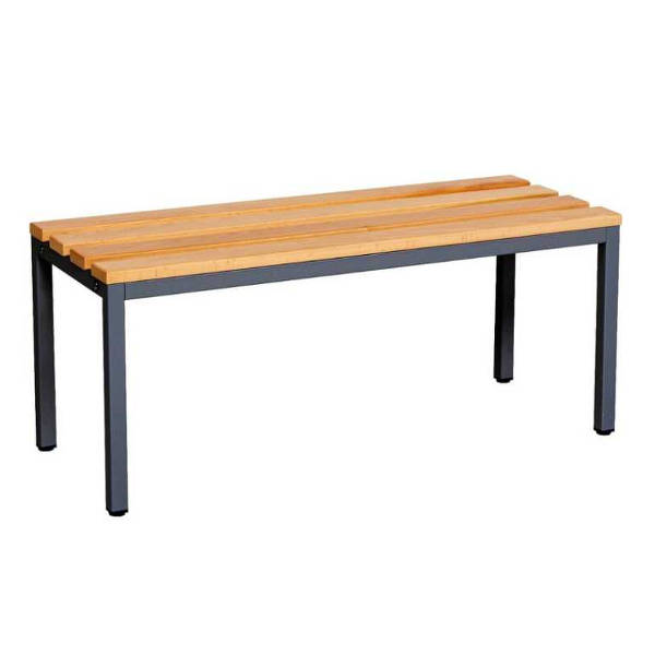 Bænk til omklædningsrum - 1 meter