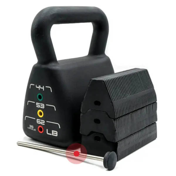 Kettlebell justeres fra 16 til 28 kg