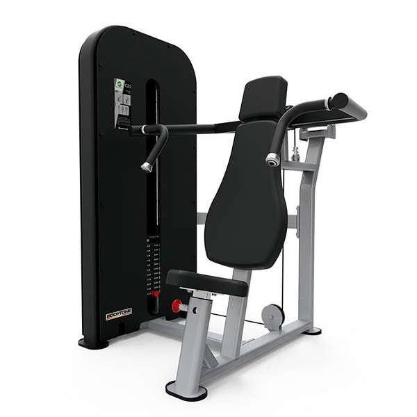 Skulderpres maskine med vægtstak