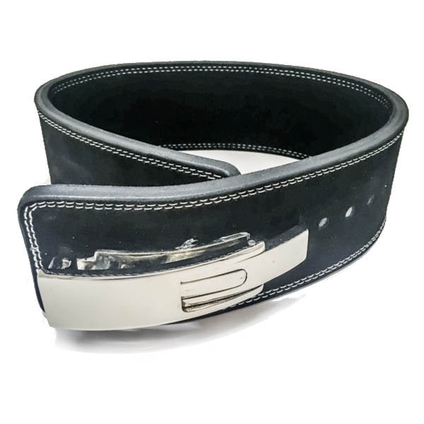 Styrkeløft bælte med quick release lever spænde