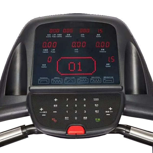 LED display viser data under løb