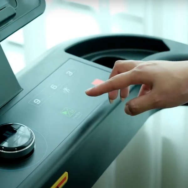 Løbebånd med praktiske genvejstaster