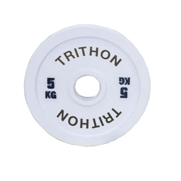 Styrkeløft vægtskive i jern på 5 kg