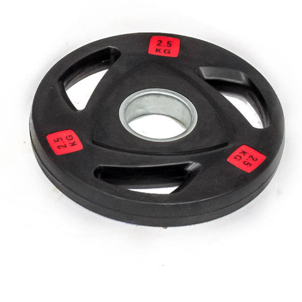 10 kg vægtskive med praktisk 3 huls design