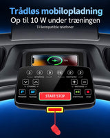 Mulighed for opladning af mobiltelefon mens du løber