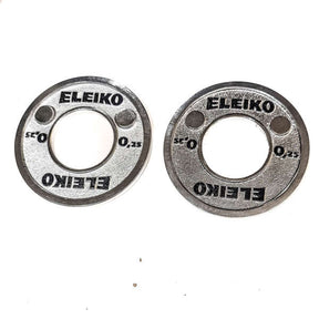 Kalibrede Eleiko vægtskiver