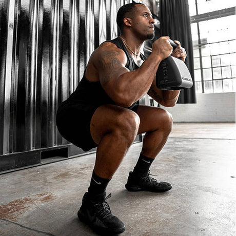 Poweblock Kettlebell der kan justeres fra 16 til 28 kg