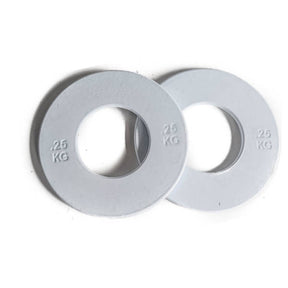 0,25 kg Mikro skiver til 50 mm vægtskiver