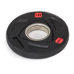 1,25 kg OL gummi vægtskive til 50 mm vægtstænger.